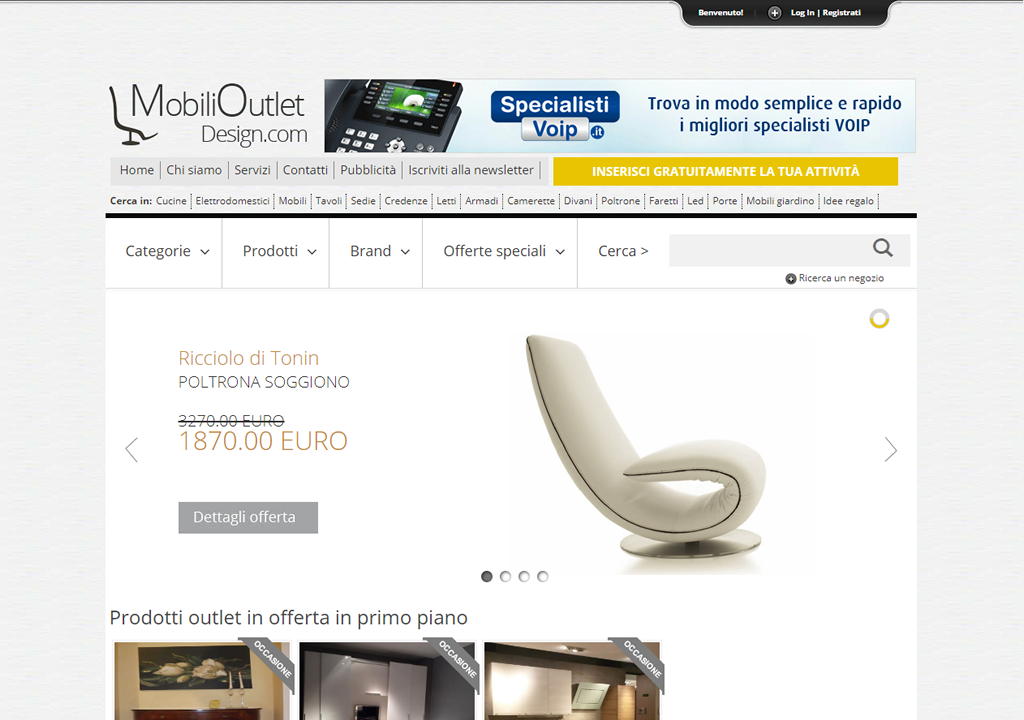 Mobilioutlet design